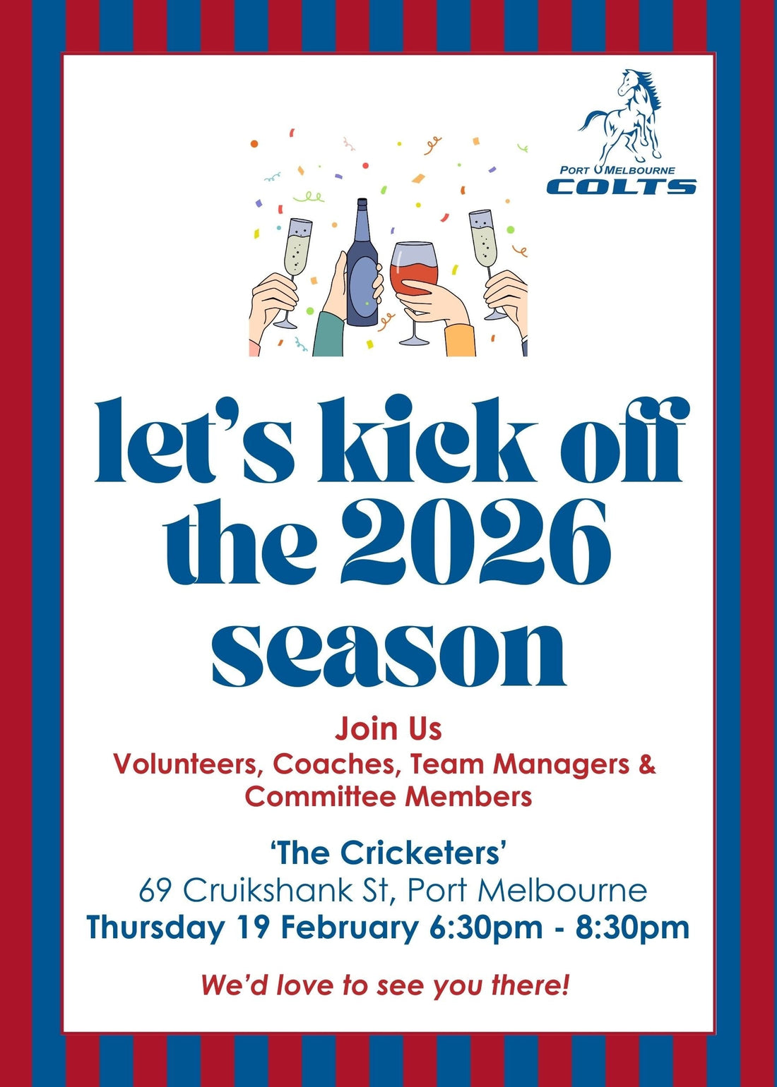 Let’s kick off the 2026 season in style!